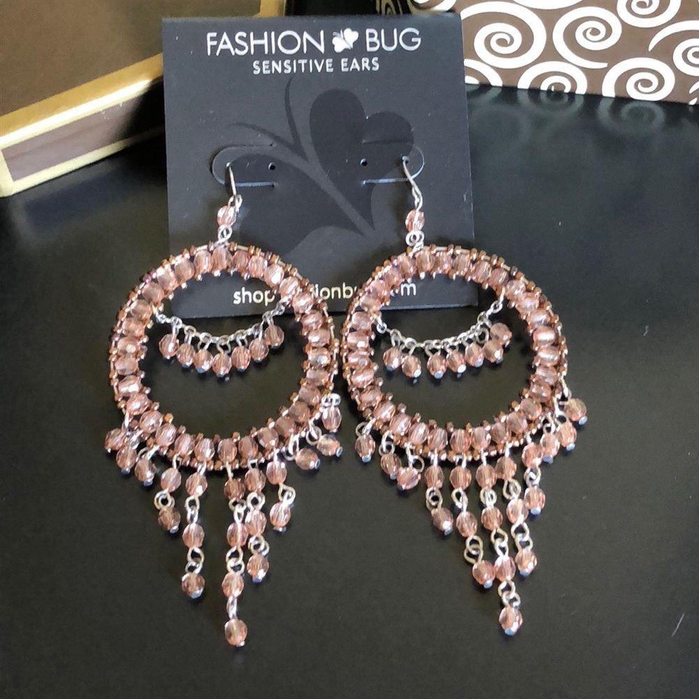 Beautiful Beaded Statement Earrings